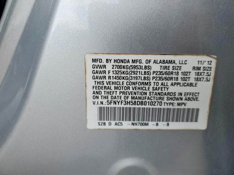 2013 Honda Pilot exl