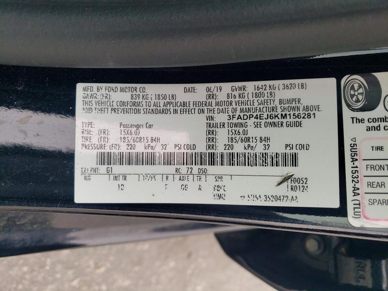 2019 Ford Fiesta se