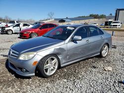Mercedes-Benz C-class salvage cars for sale: 2009 Mercedes-Benz C300