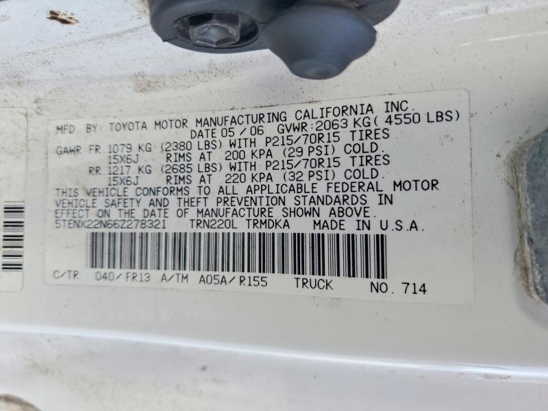 2006 Toyota Tacoma Flatbed Truck