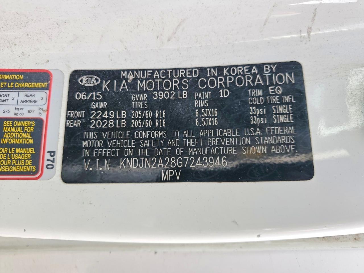 2016 KIA Soul Base