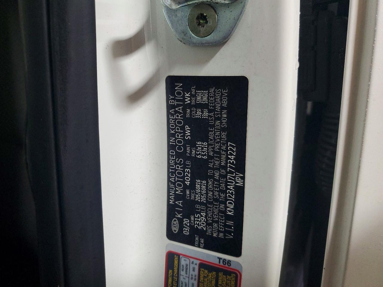 2020 KIA Soul lx