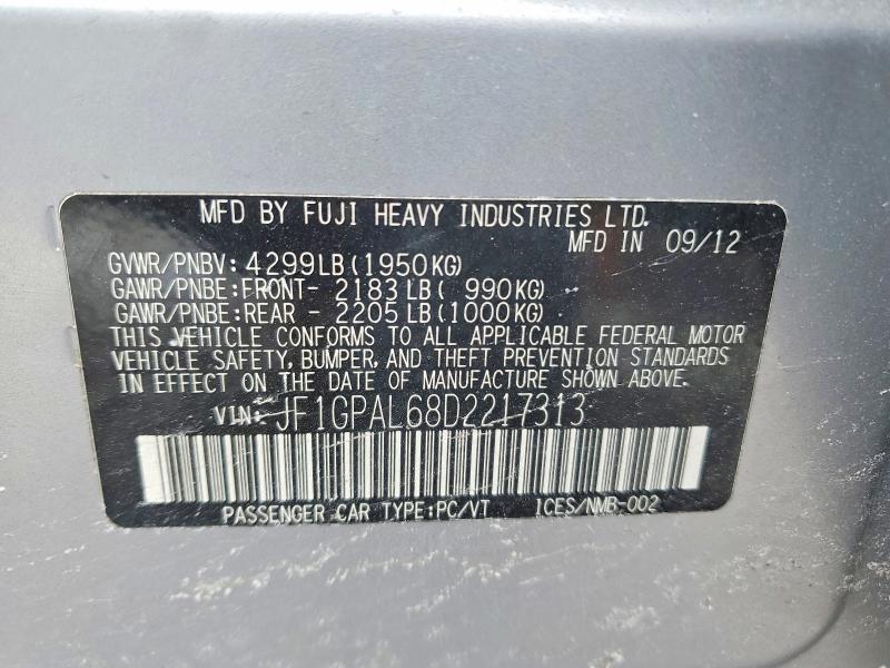 2013 Subaru Impreza Sport Premium