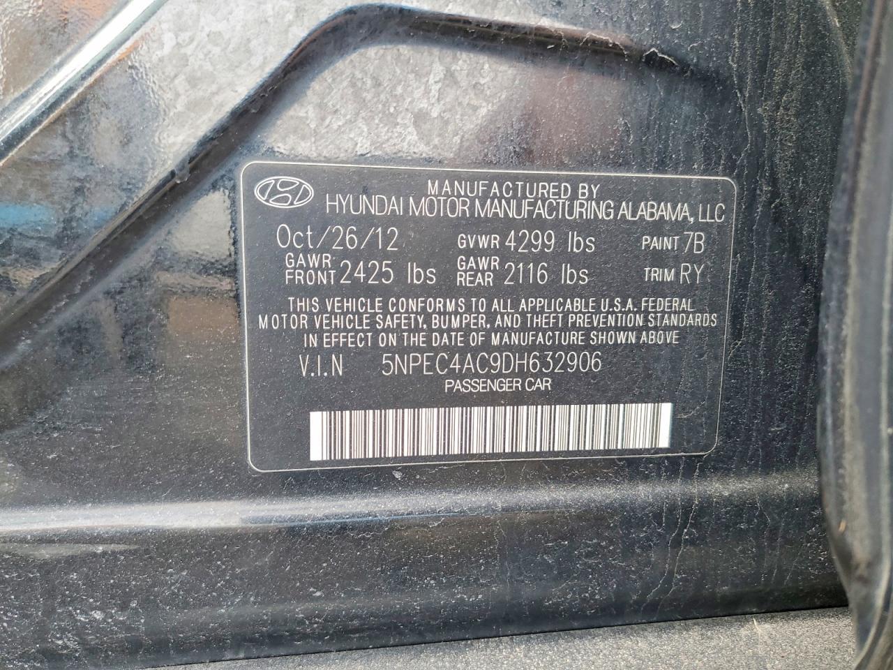 2013 Hyundai Sonata se