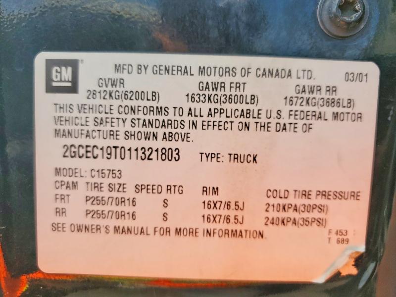 2001 Chevrolet Silverado C1500