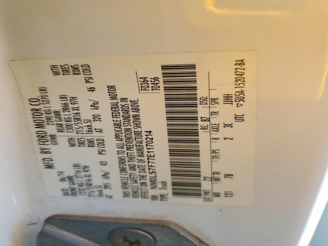 2014 Ford Transit Connect Delivery Van