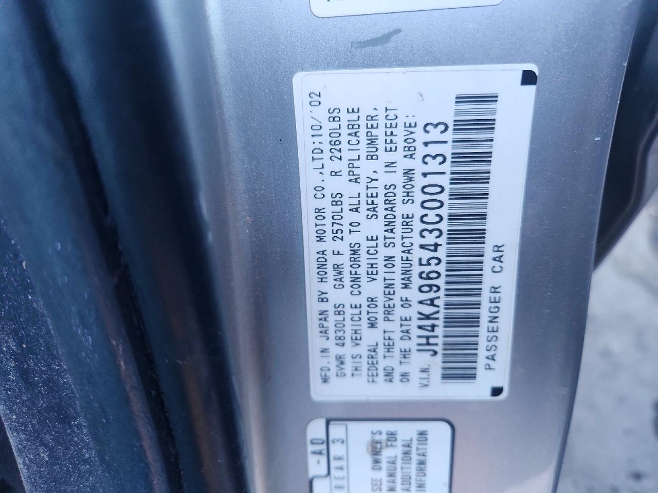 2003 Acura 3.5rl