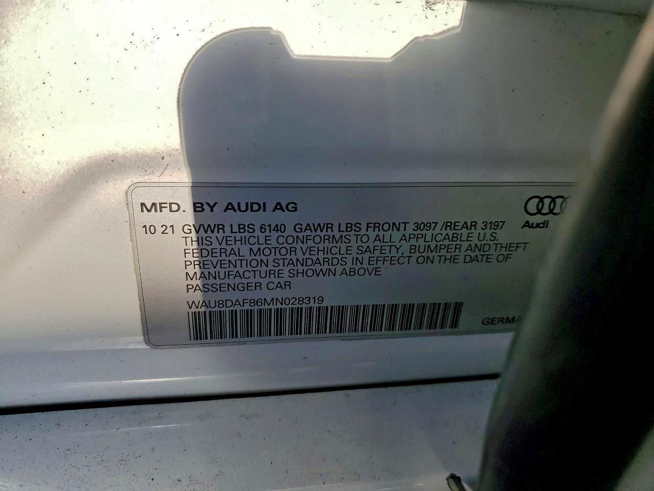 2021 Audi A8 l