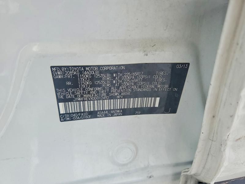 2013 Toyota Rav4 xle