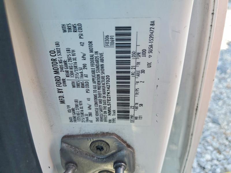 2019 Ford Transit Connect Utility / Service van