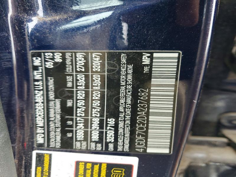 2013 Mercedes-Benz Gl 450 4matic