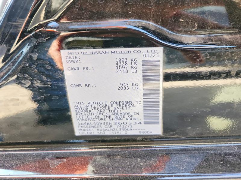 2025 Nissan Altima 2.5 sv