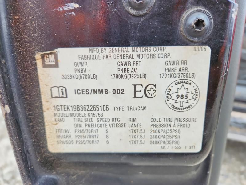 2006 GMC New Sierra K1500