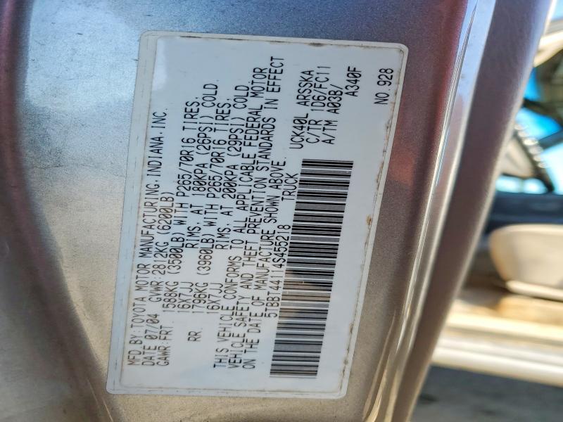 2004 Toyota Tundra Access cab SR5
