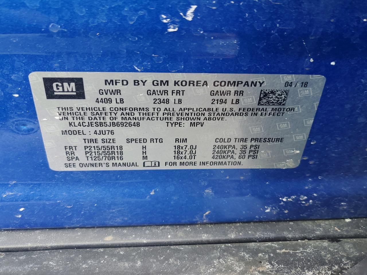 2018 Buick Encore Preferred