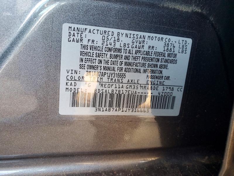 2018 Nissan Sentra s