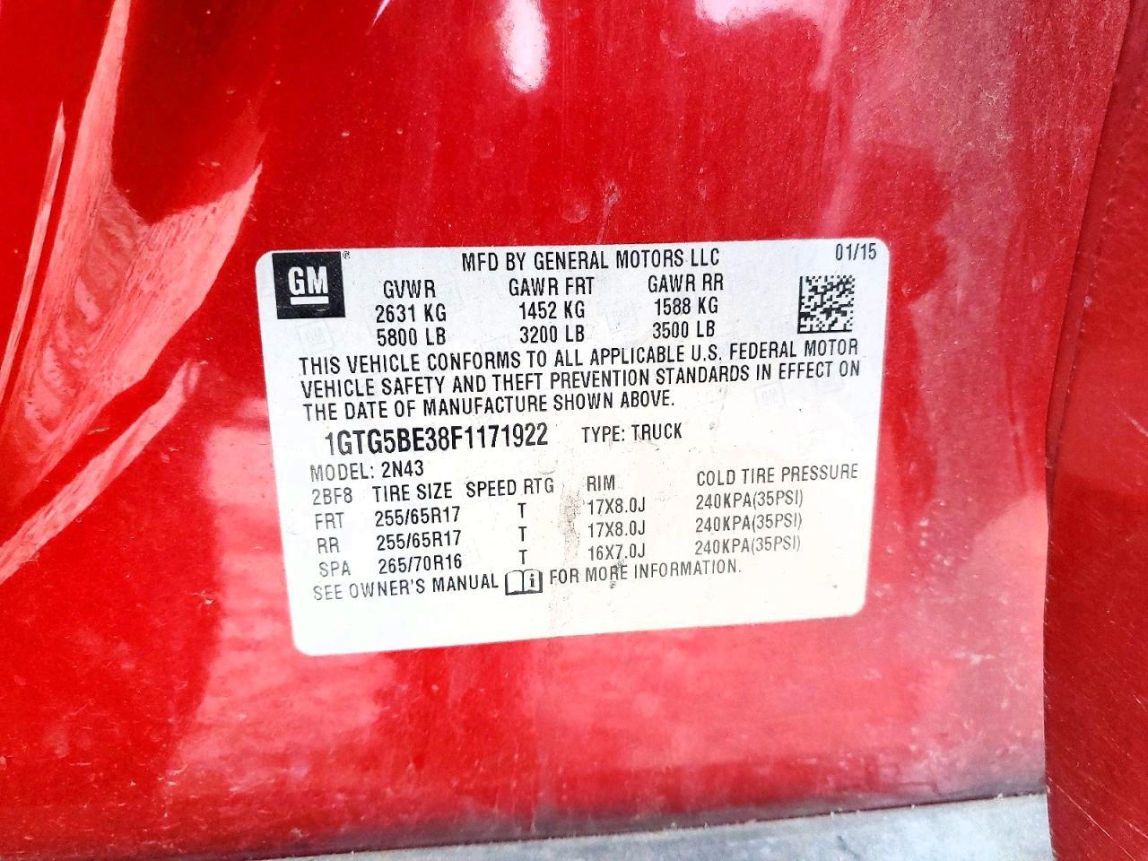 2015 GMC Canyon sle