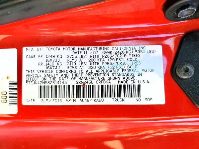 2008 Toyota Tacoma Access cab