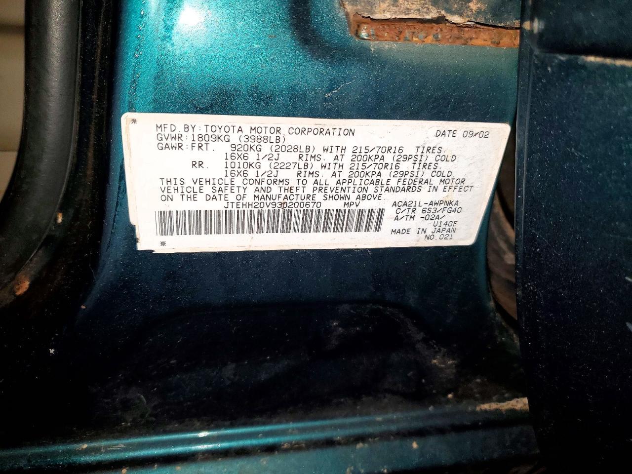 2003 Toyota Rav4