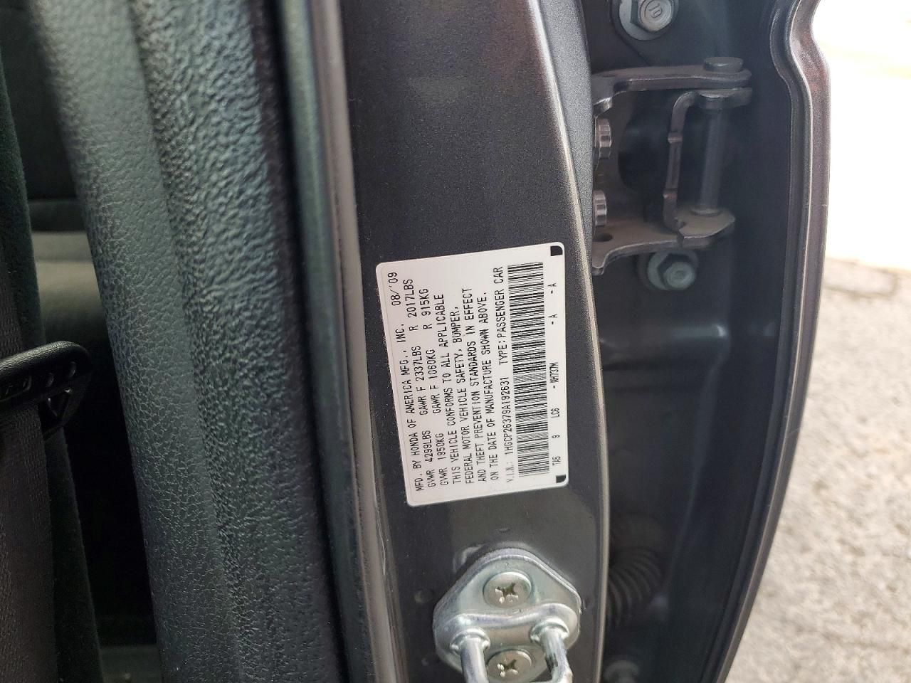 2009 Honda Accord lx