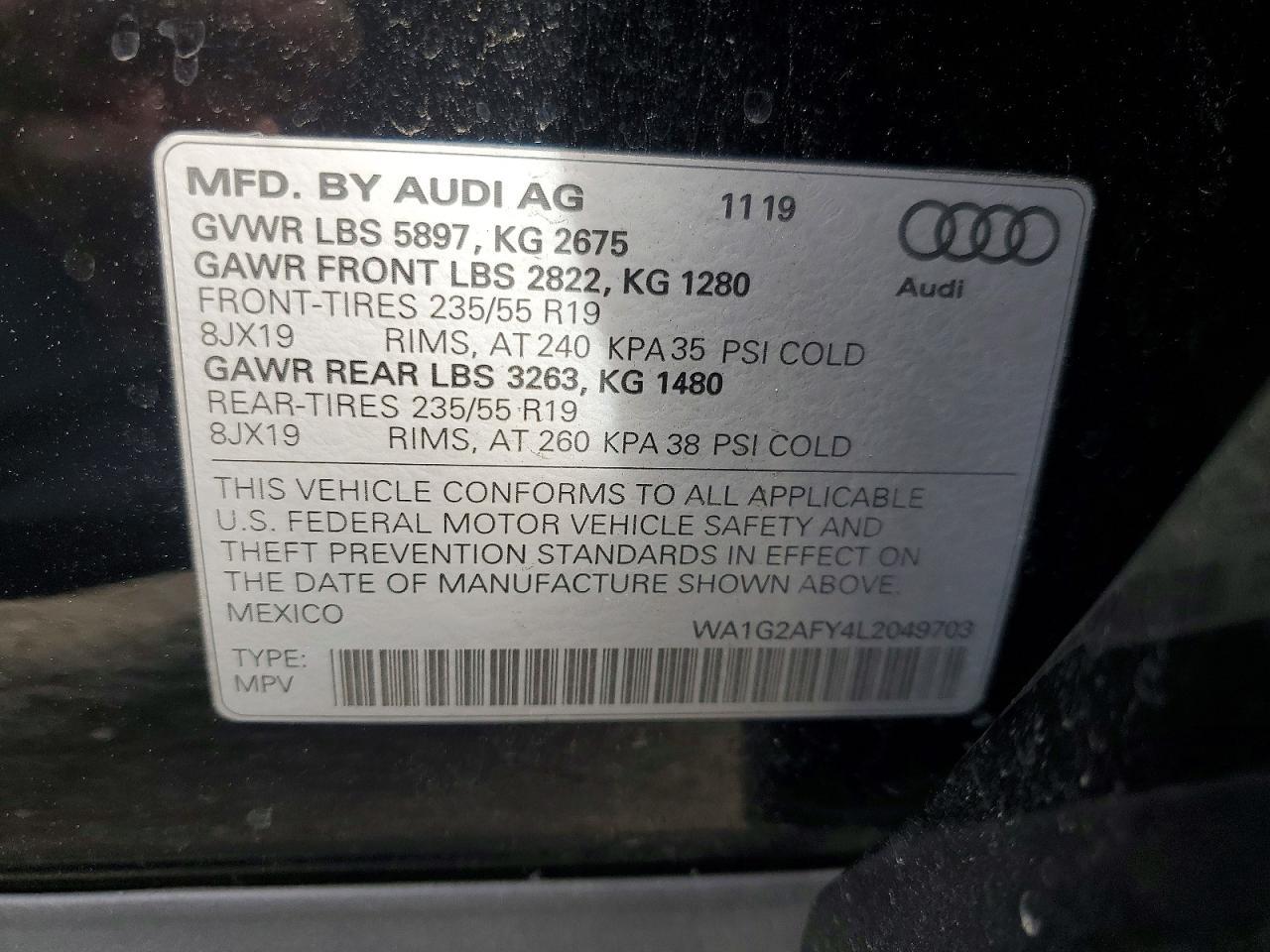 2020 Audi Q5 e Premium