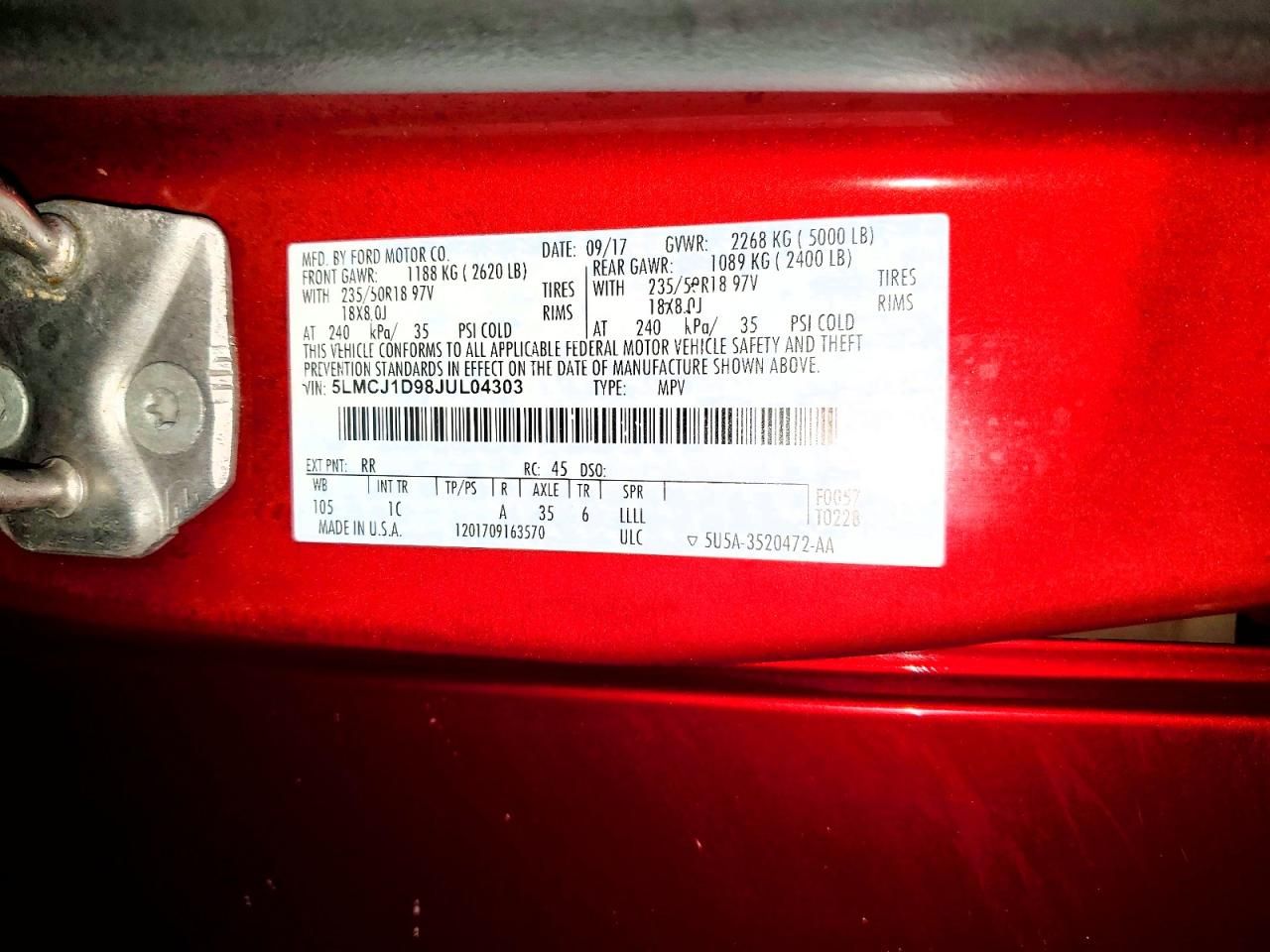 2018 Lincoln Mkc Premiere