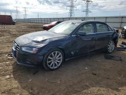 Salvage cars for sale from Copart Elgin, IL: 2013 Audi A4 Premium Plus