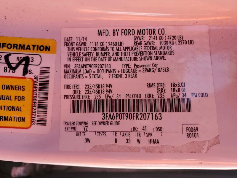 2015 Ford Fusion se