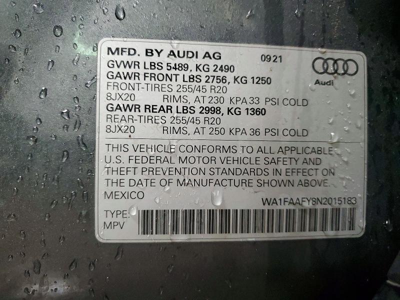 2022 Audi Q5 Prestige 45
