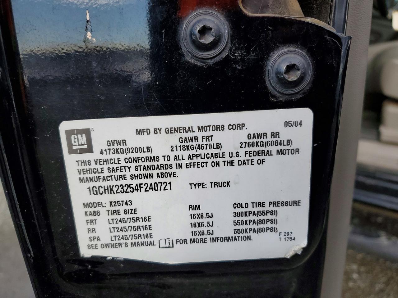 2004 Chevrolet Silverado K2500 Heavy Duty