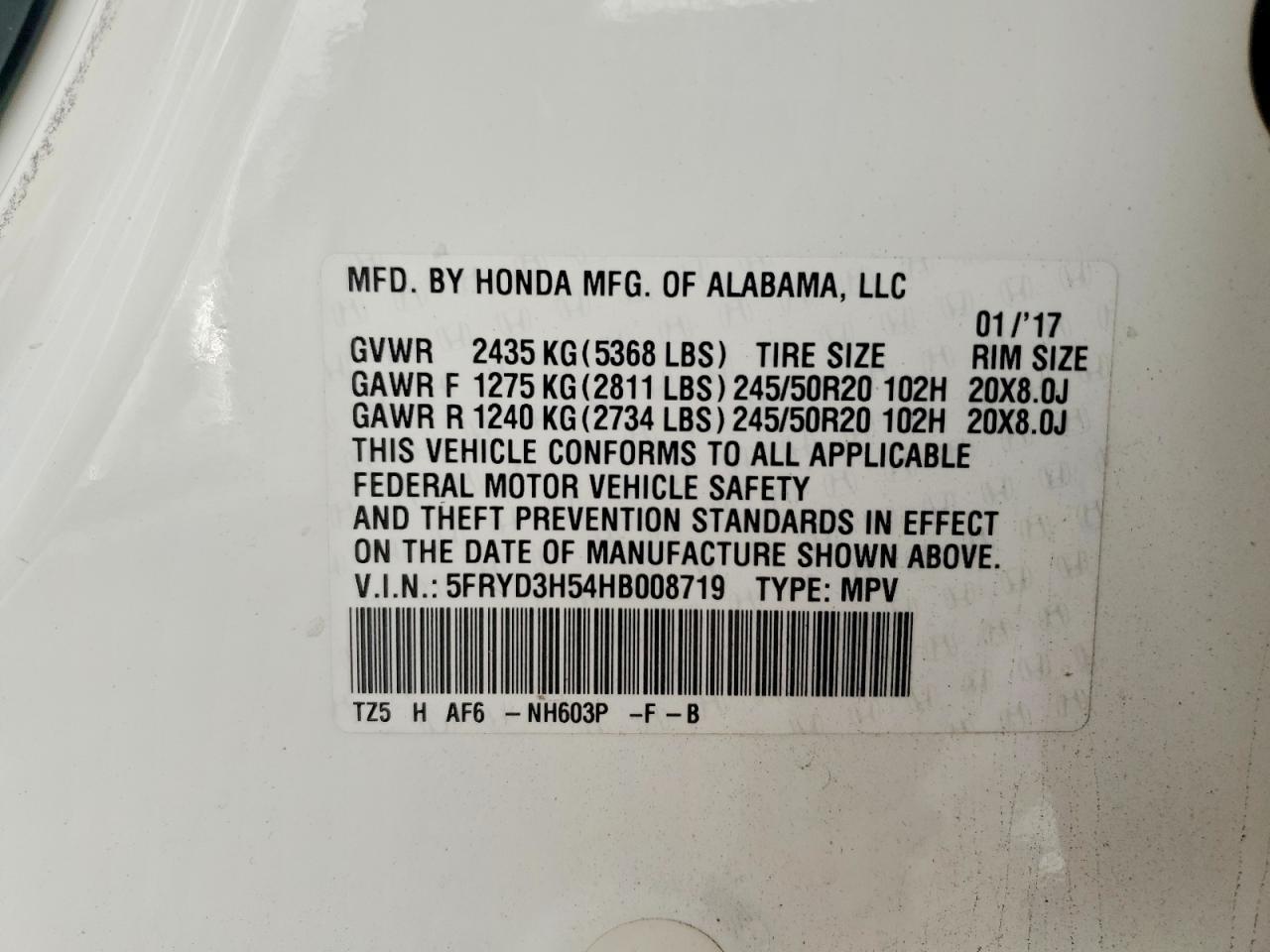 2017 Acura Mdx Technology