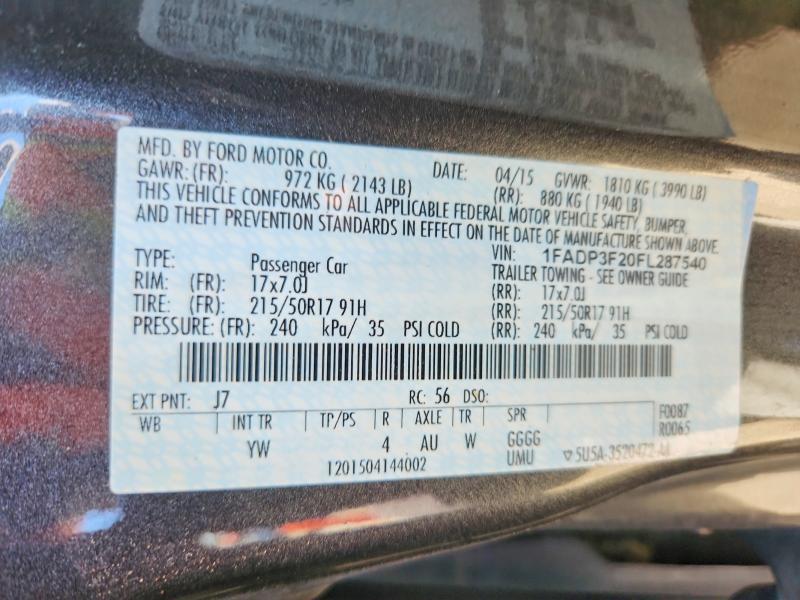 2015 Ford Focus se