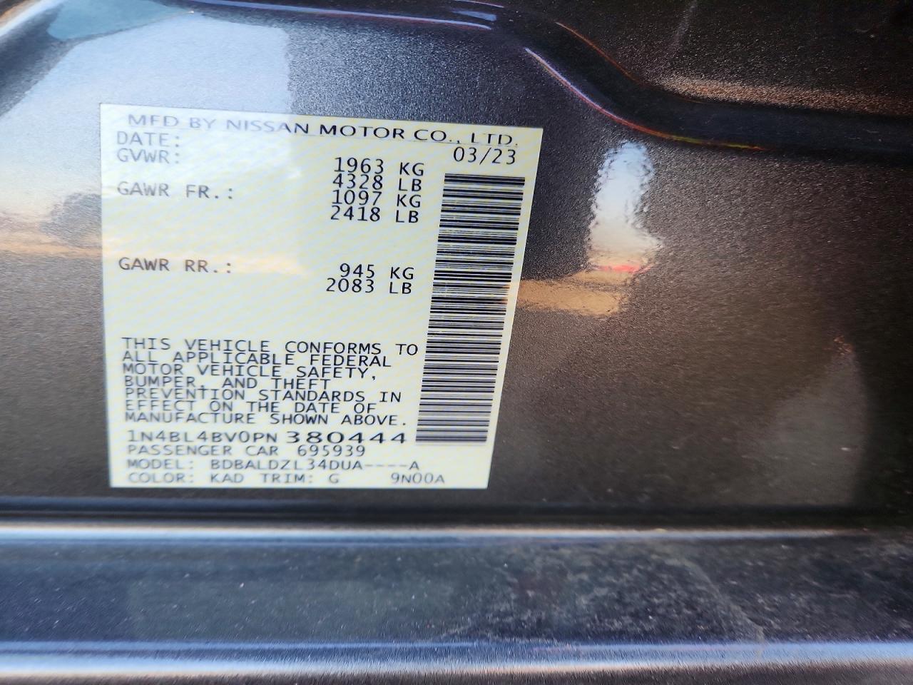2023 Niss Altima