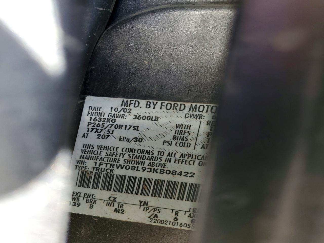 2003 Ford F150 Supercrew