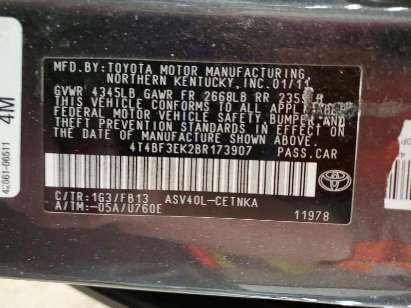 2011 Toyota Camry le