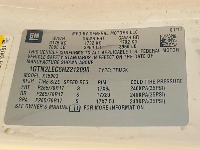 2017 GMC Sierra K1500