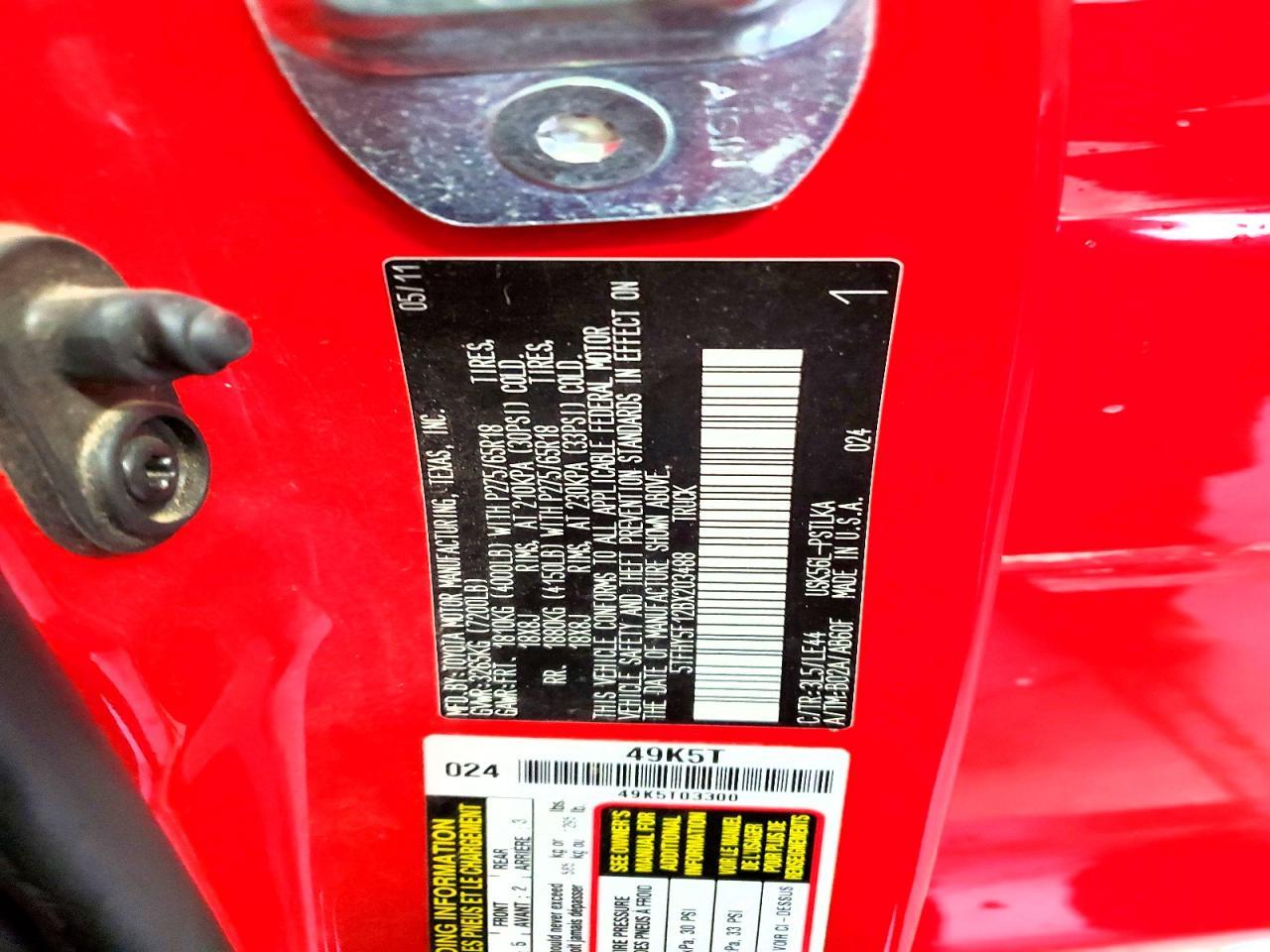 2011 Toyota Tundra Crewmax Limited