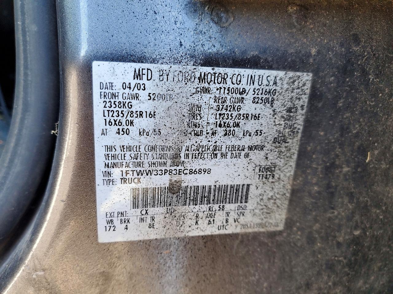 2003 Ford F350 Super Duty