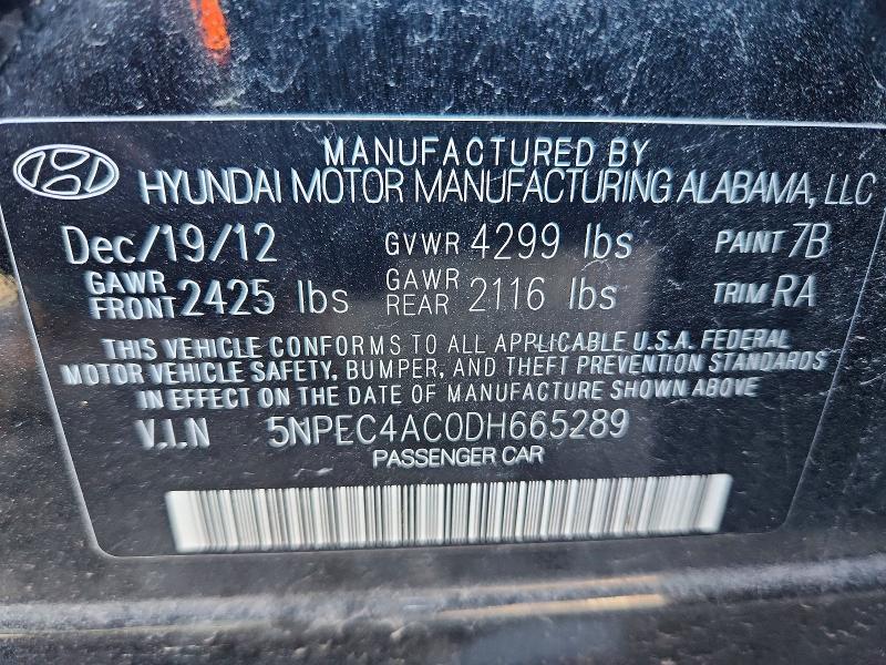 2013 Hyundai Sonata se