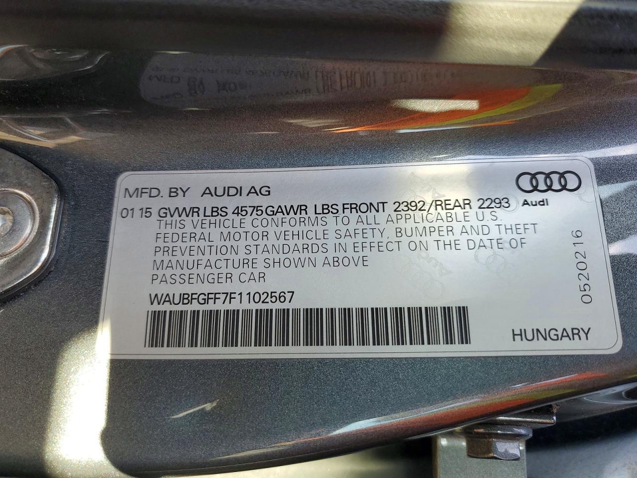 2015 Audi A3 Premium