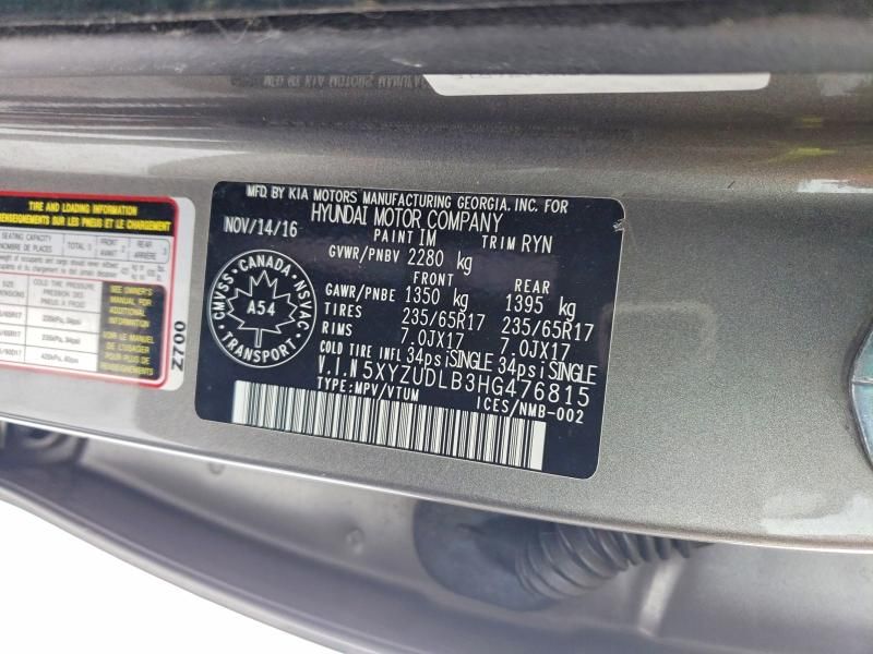 2017 Hyundai Santa fe Sport