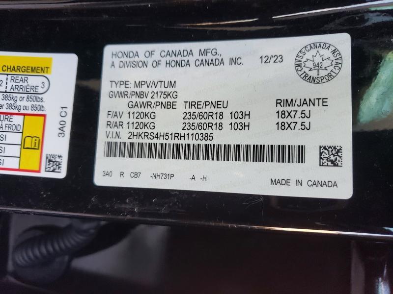 2024 Honda Cr-v Sport
