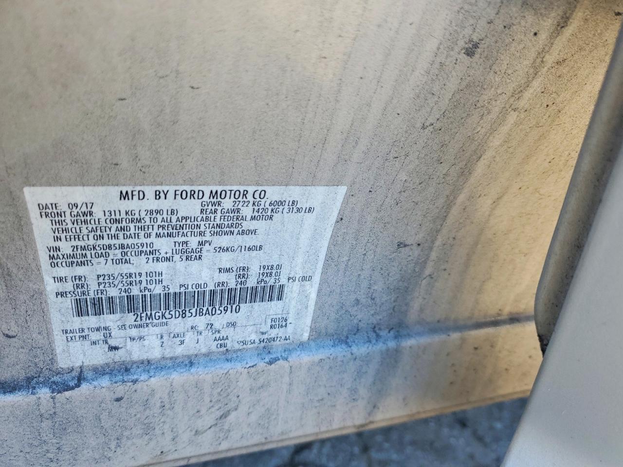 2018 Ford Flex Limited