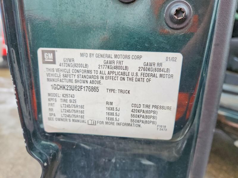 2002 Chevrolet Silverado K2500 Heavy Duty