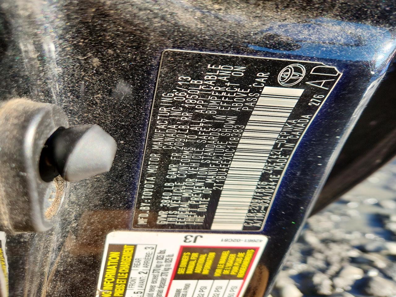 2013 Toyota Corolla Base