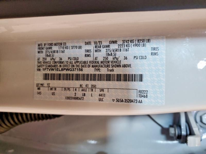 2023 Ford F150 Lightning pro