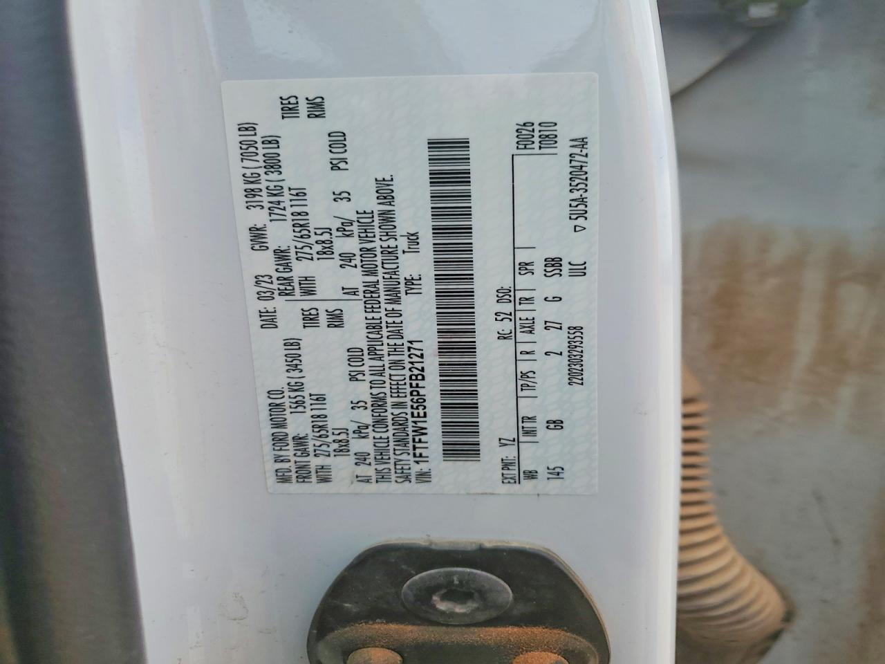 2023 Ford F150 Supercrew