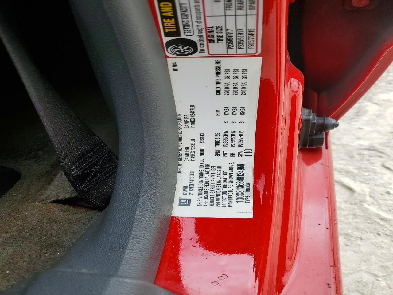 2004 Chevrolet Colorado