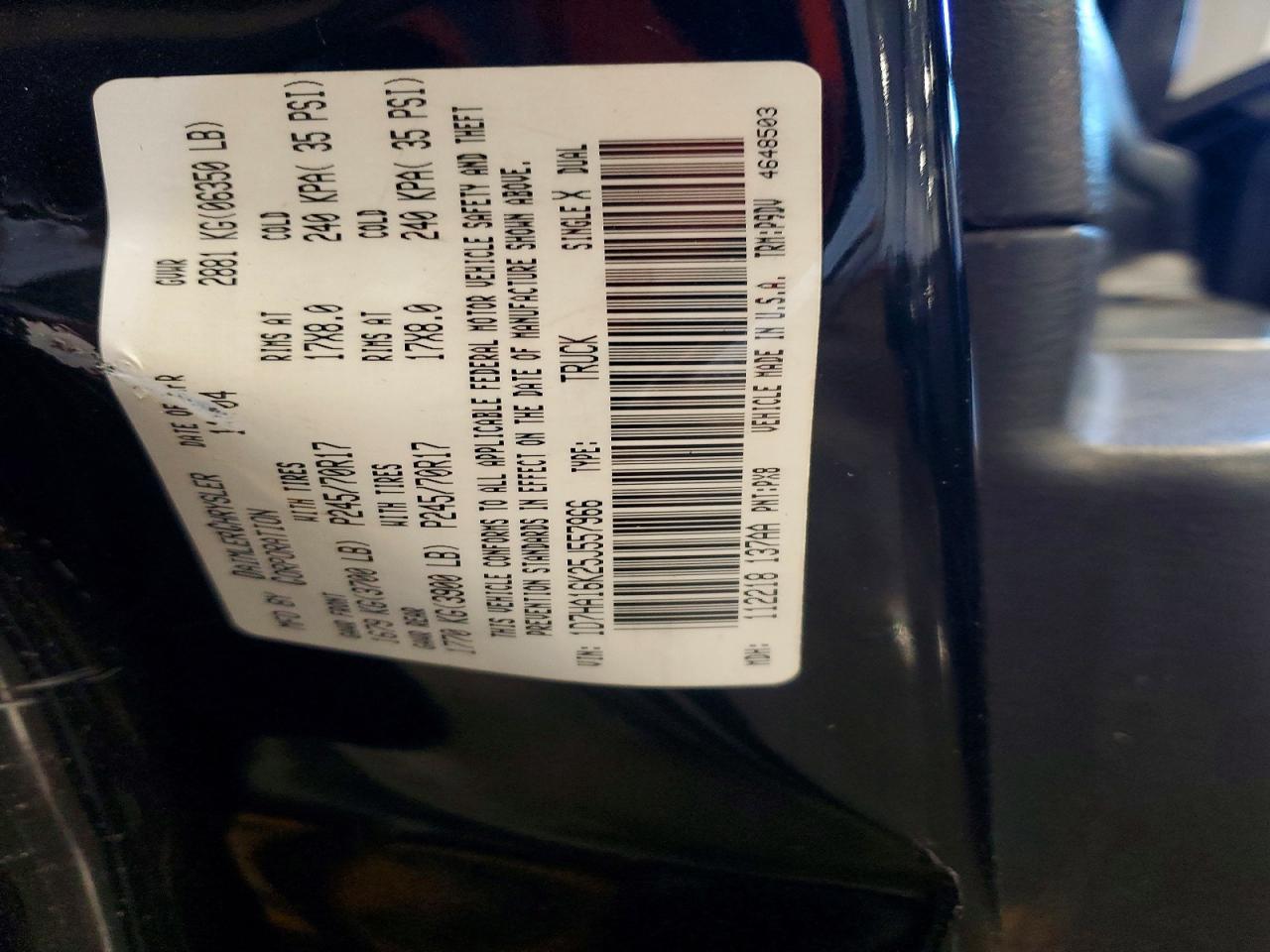 2005 Dodge RAM 1500 ST