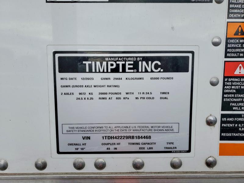2024 Timpte TE Grain Trailer